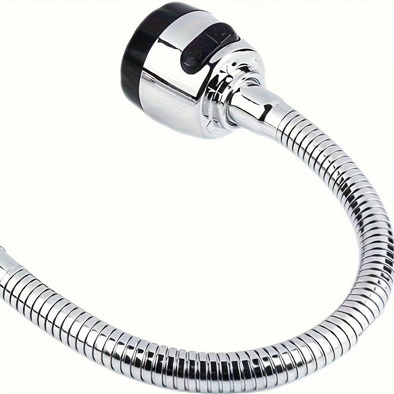 Stainless Steel Faucet Accessory with Rotatable Spout for Sink Water Outlet Hose