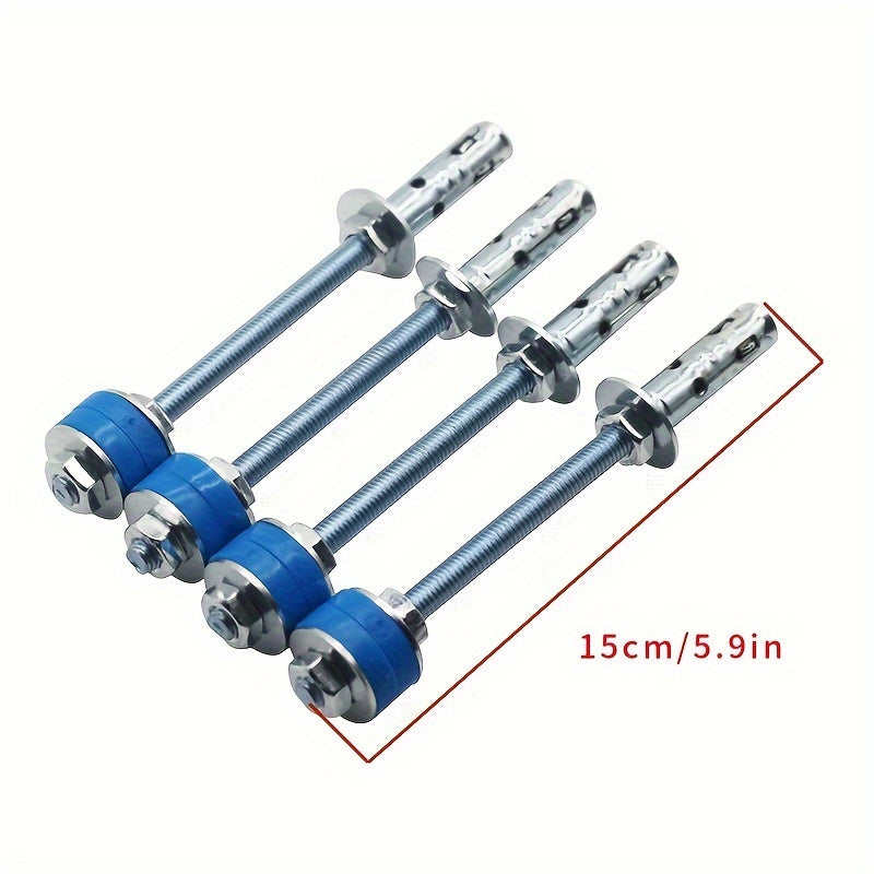 Silent Anti-Vibration Ceiling Rod for Central Air Conditioning with Rubber Pads and Expansion Bolts