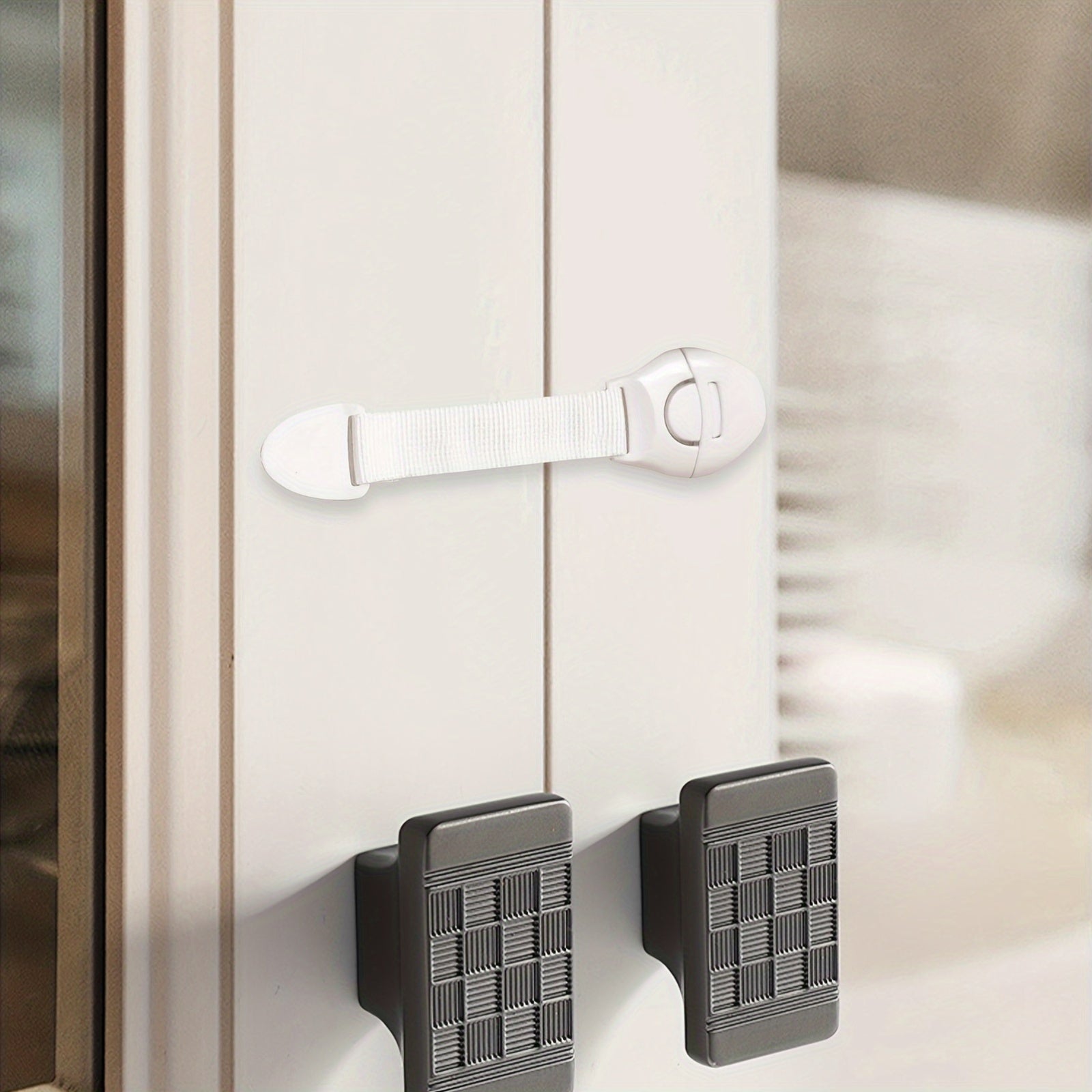 20/40 White Plastic Child Safety Locks for Cabinets Drawers Toilet Fridge