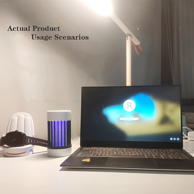 Purple UV Light Mosquito Killer USB Plug-In Wall Mount Desktop Electric Shock Indoor Pest Control