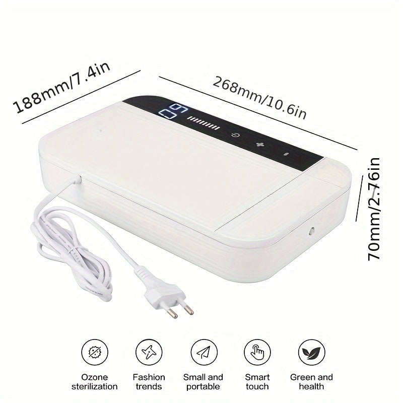 Portable ozone generator for water purification food sterilization and fruit washing