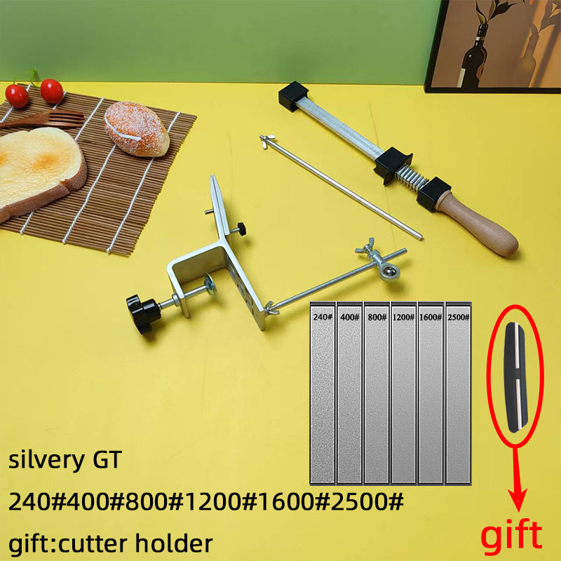 Kuchukcha pichog'ini silliqlash uchun qattiq burchakli, sirpanmaydigan asos, samarali silliqlash