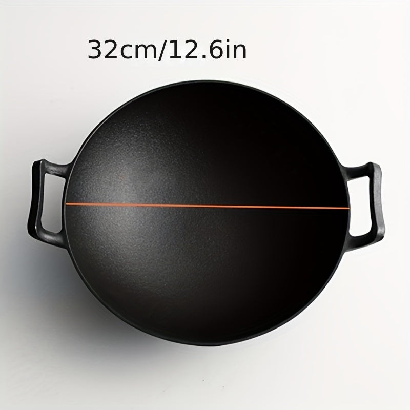 Ikki tutqichli golland qozon, oval kastryulka va ko'p maqsadli pishirish qozoni, quyma temirdan yasalgan.