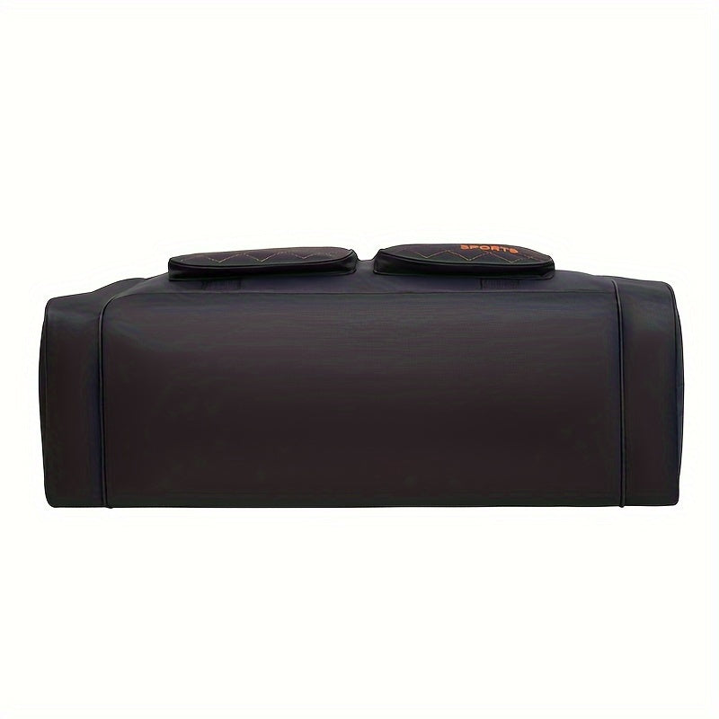 Katta cho'ntaklari bo'lgan erkaklar uchun keng sumka, sayohat va kiyim saqlash uchun ideal.