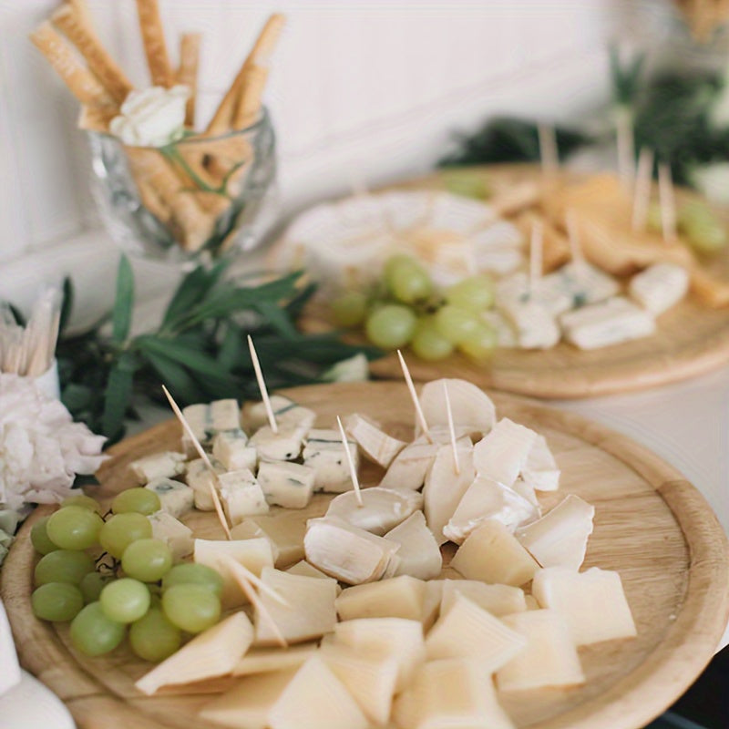 Disposable Double-Ended Bamboo Toothpicks 200pcs for Oral Hygiene Camping Use