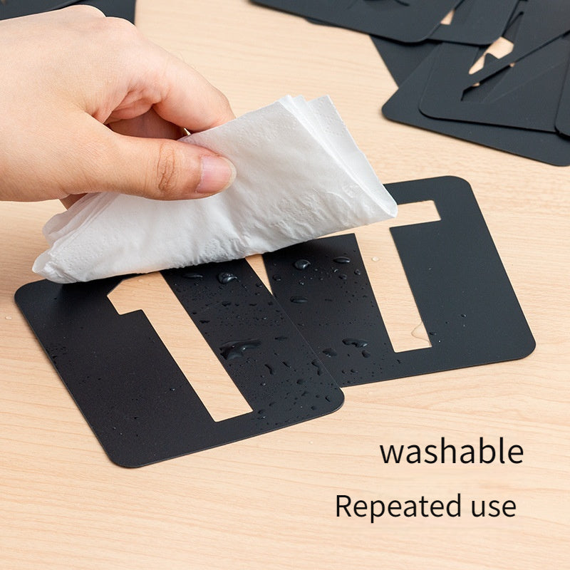 42pcs Painting Templates Set Plastic Letter Symbols Wall Art Craft