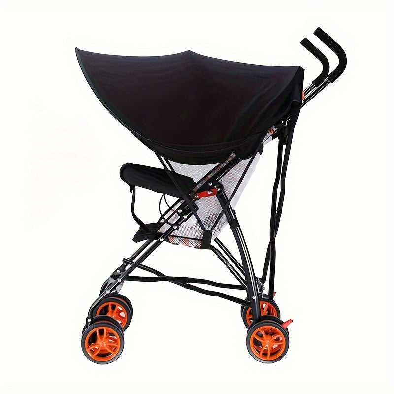 Stroller Sunshade with Canopy Polyester Material for Sun Protection