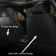 Universal Full Coverage SUV Seat Cover Waterproof Durable Black