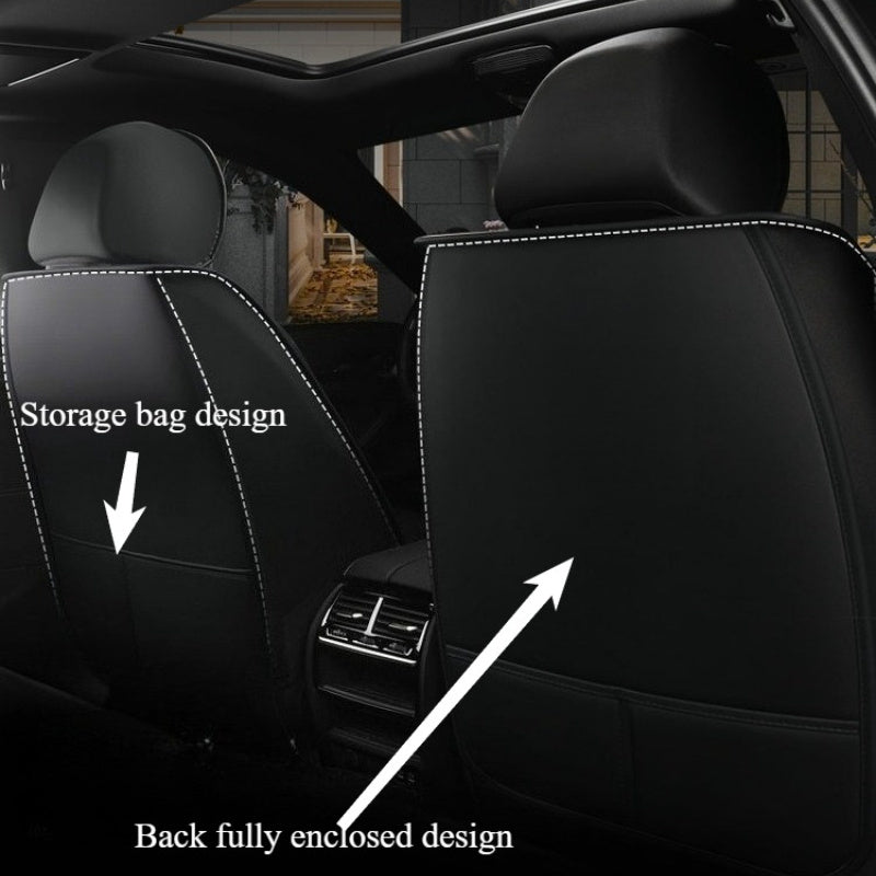 Universal Full Coverage SUV Seat Cover Waterproof Durable Black