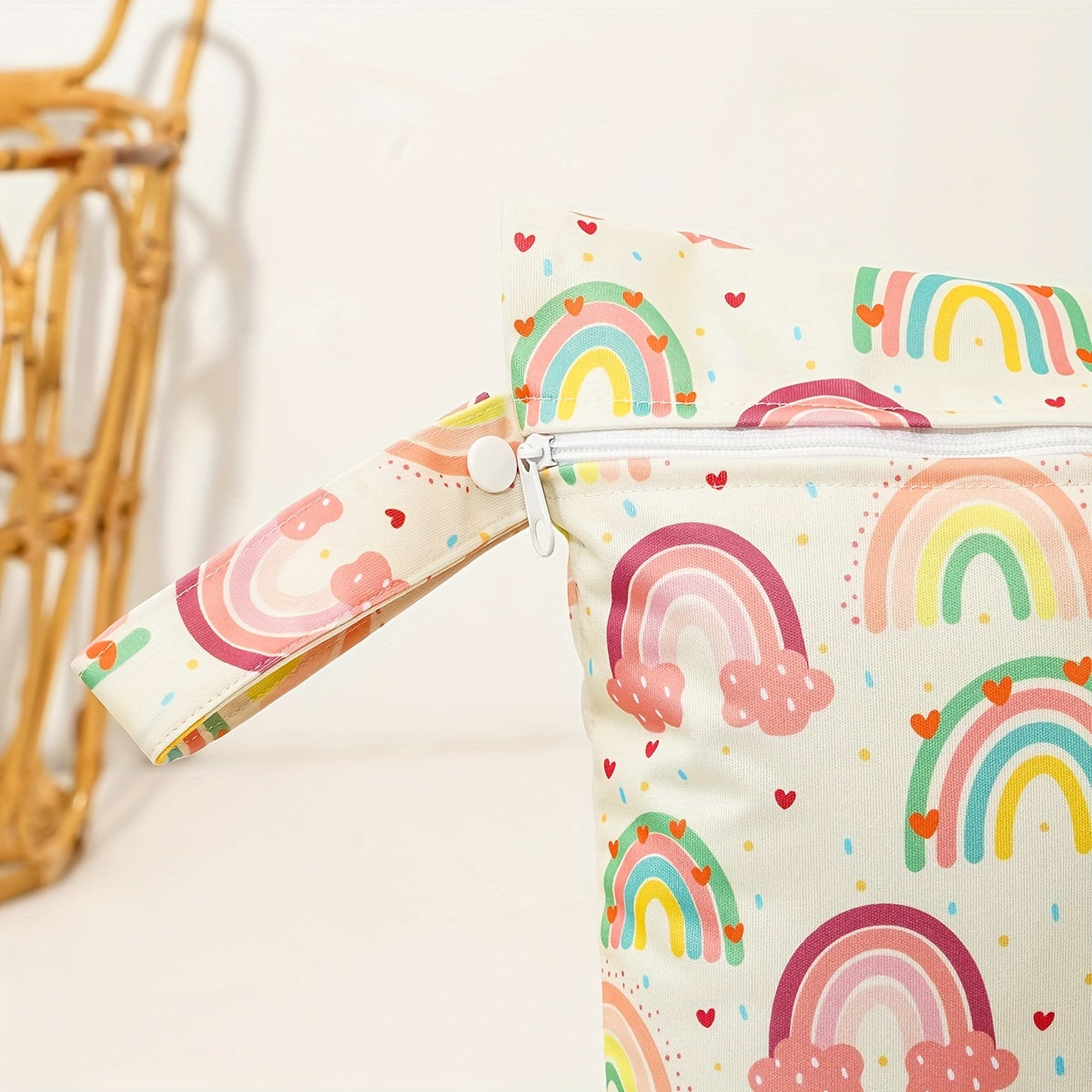 Waterproof Wet Dry Bag for Swimsuits and Gym Gear Reusable Polyester Zipper Travel Beach