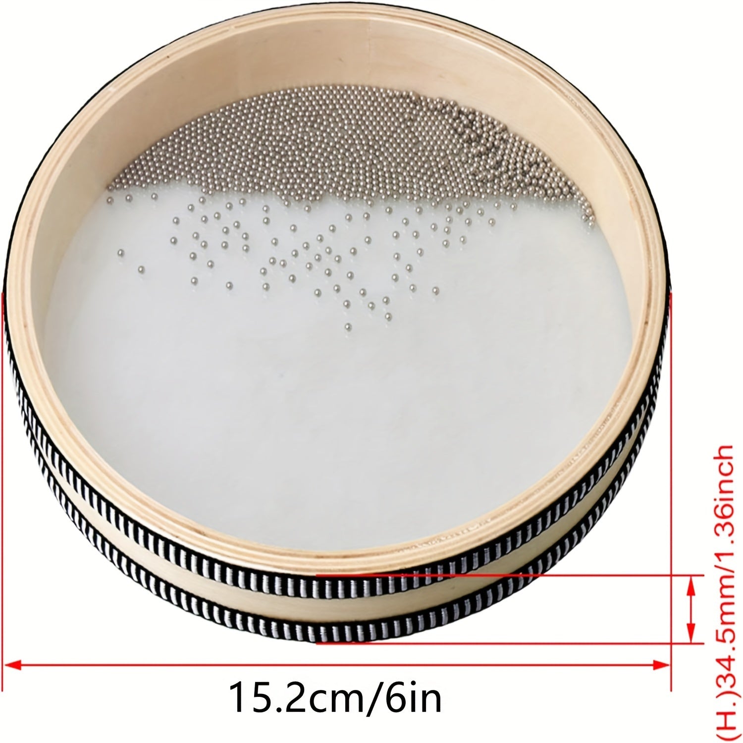 White Ocean Wave Drum for Relaxation Meditation Yoga Natural Sound