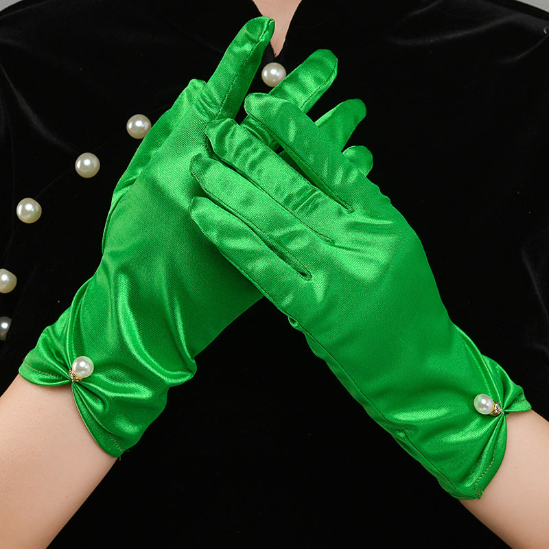 Satin Gloves for Weddings Formal Events Party Cosplay Bridal Accessories