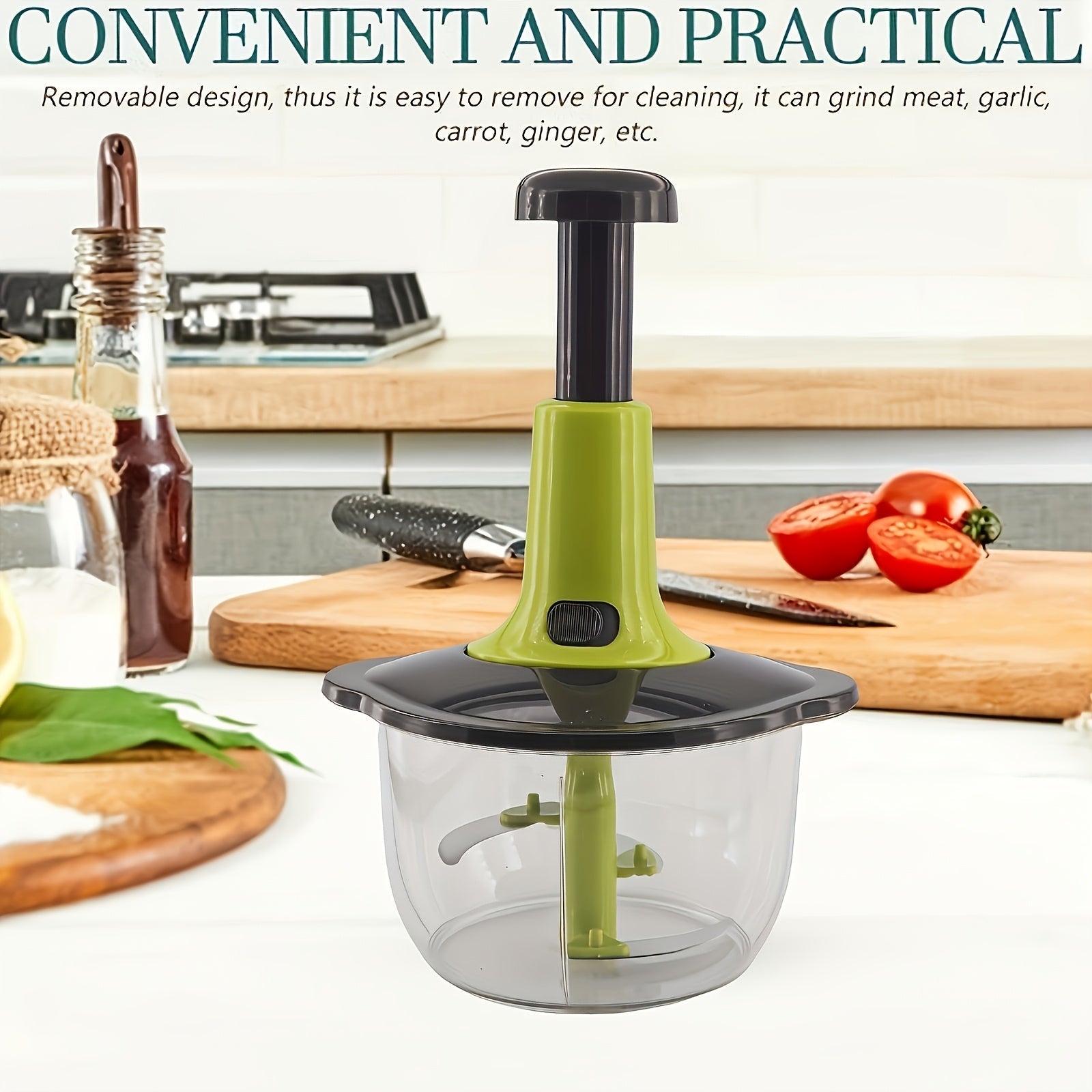 Vegetable Chopper Set for Fruits Herbs Garlic Sauce Kitchen Tool
