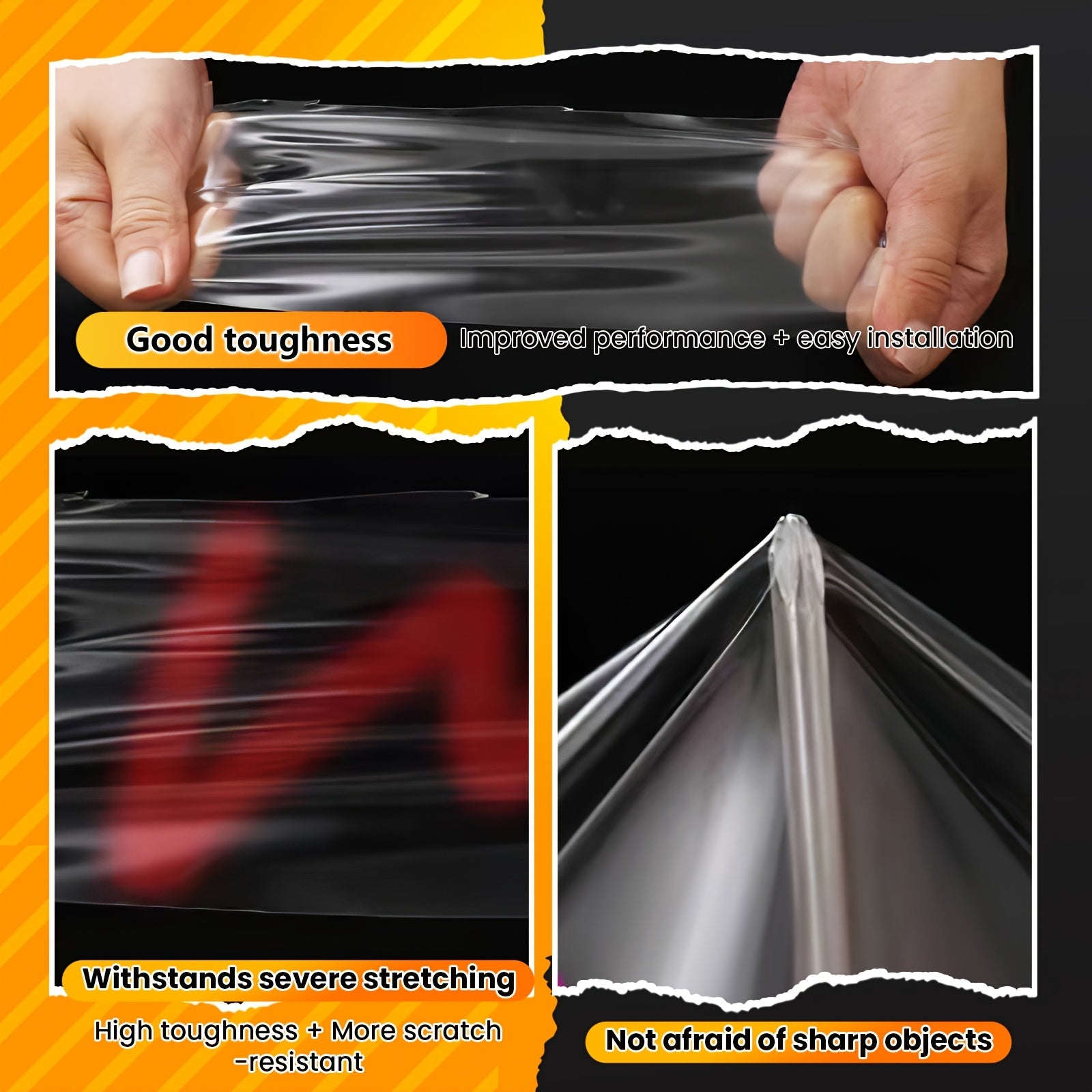 Glossy TPU Navigation Display Film for Car Interior Scratch-Resistant Easy to Install