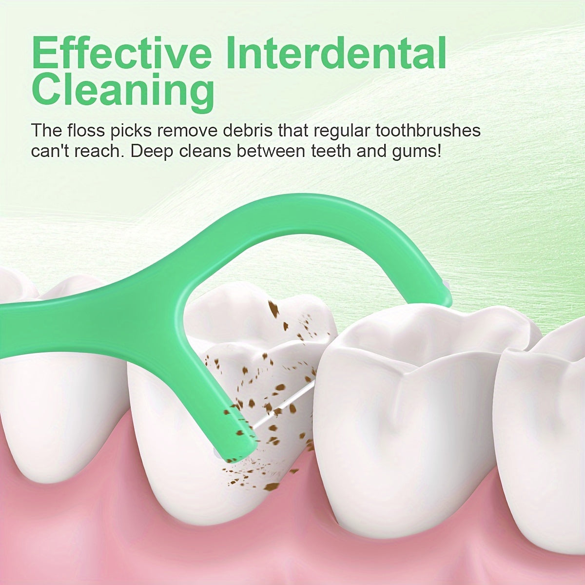 Palillo de seda dental con sabor a menta ultrafino para uso doméstico