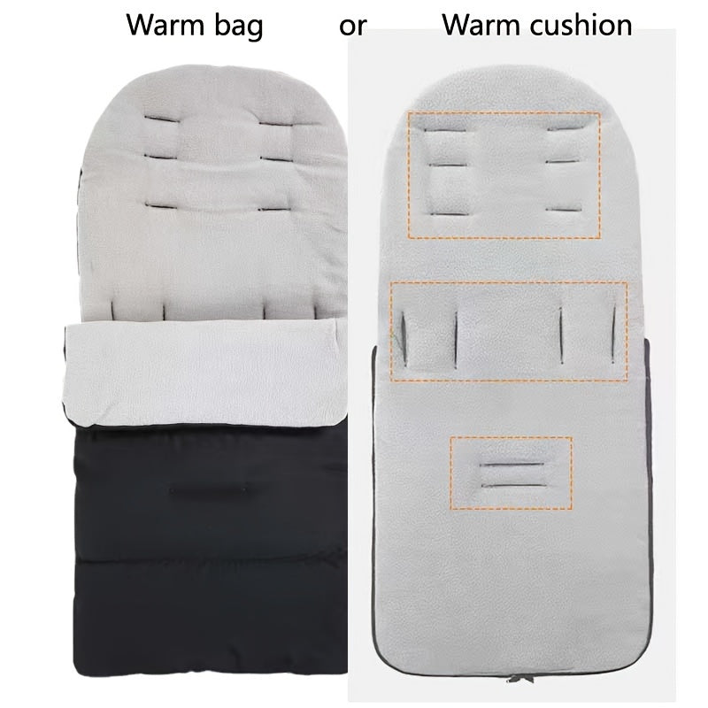 Almohadilla para asiento de coche con cubierta de pies cálida y manta portátil a prueba de viento