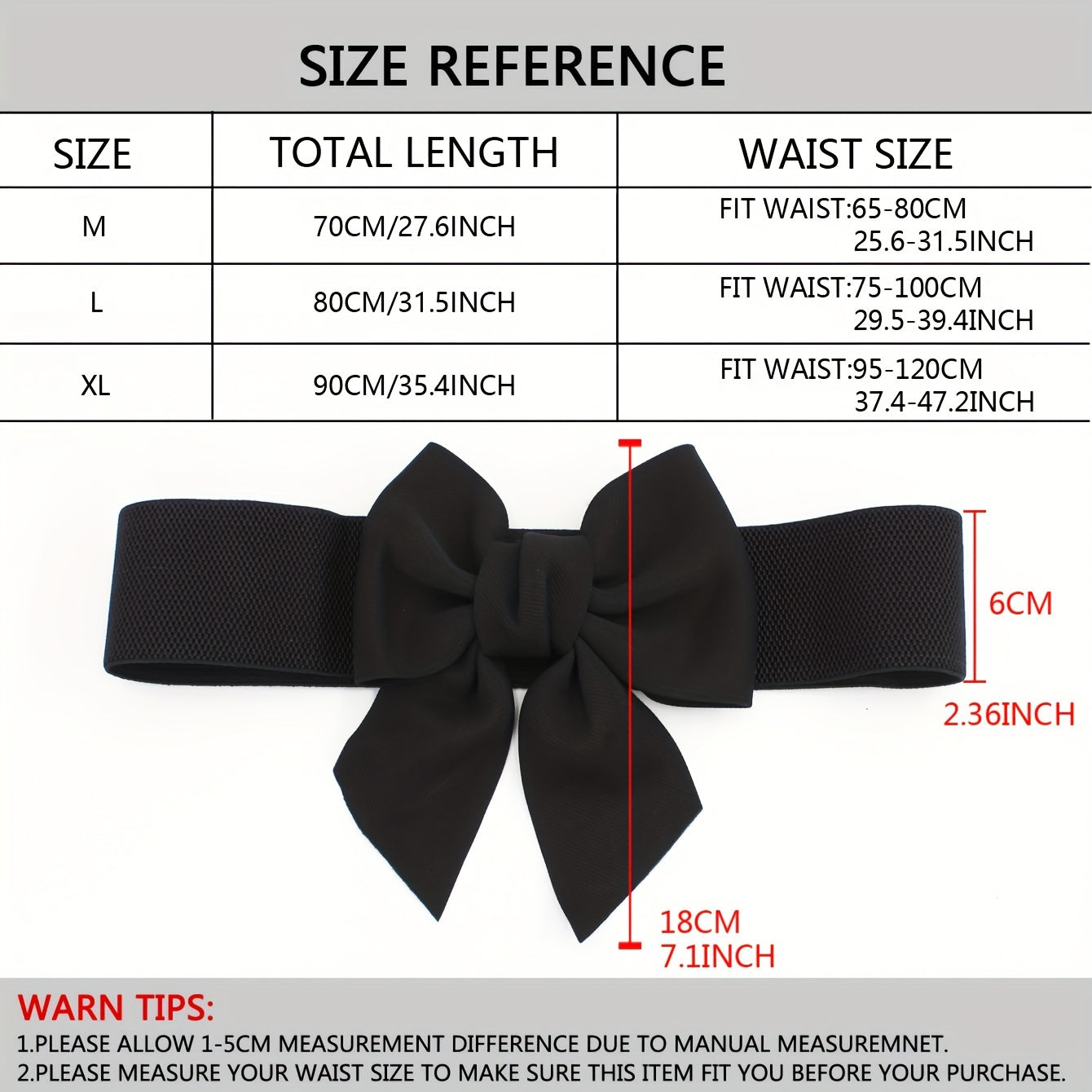 Wide Elastic Waist Belt for Women with Bowknot Detail Dress Girdle