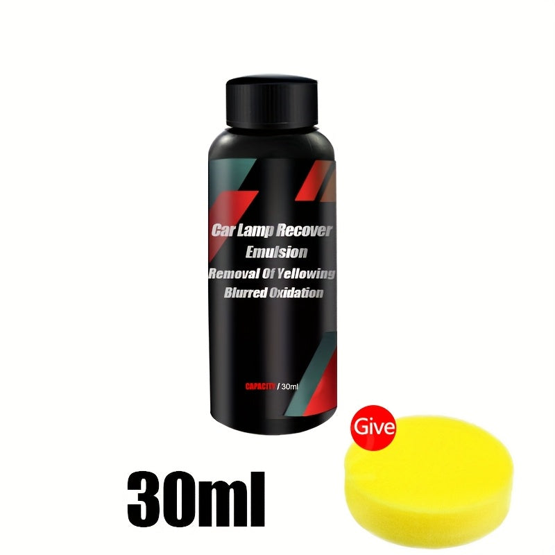 Avtomobil farlarini tiklash to'plami, plastmassa uchun polishi, oksidlanish va sarg'ayishni oldini olish