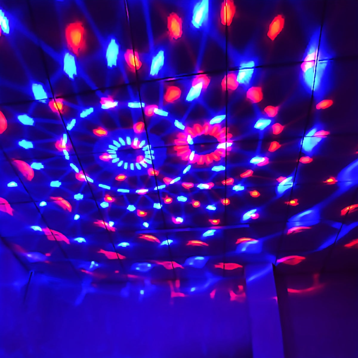 Sound Activated RGB Disco Ball Light for Parties Weddings Bars and More