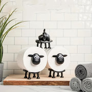 Resin Animal-Shaped Toilet Paper Holder for Bathroom Decor
