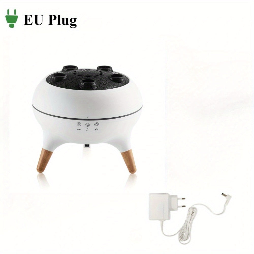 Uy ofisi uchun haqiqiy olov effektli, ko'p rangli dumanli aromaterapiya diffuzori