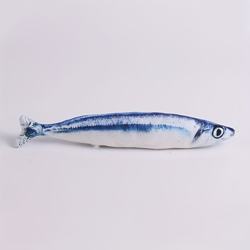 Cute Fish Plush Cat and Dog Teaser Toy for Interactive Play