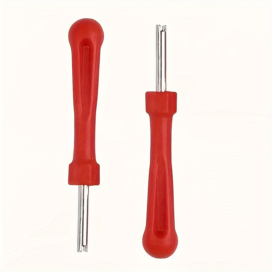 Set of 2 AC Refrigerant Valve Core Removal Tools Metal Plastic HVAC Repair