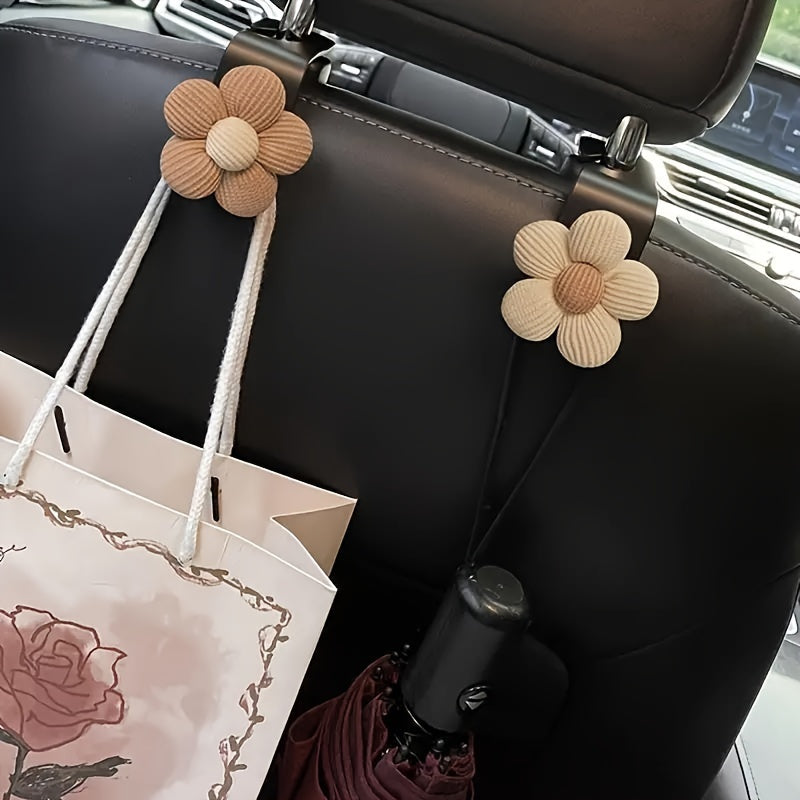 Car Seat Back Hook - Durable ABS Resin Hanger for Bags and Accessories