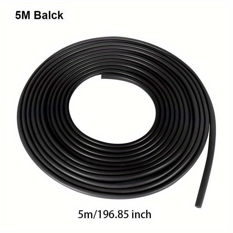 Avtomobil eshigi chetini himoyalash uchun U-turi rezina yostiq chiziq 5m Universal chizishga qarshi himoya