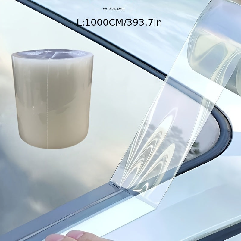 Car Door Sill Protection Film Durable Plastic Clear Left Side Threshold Bar Guard