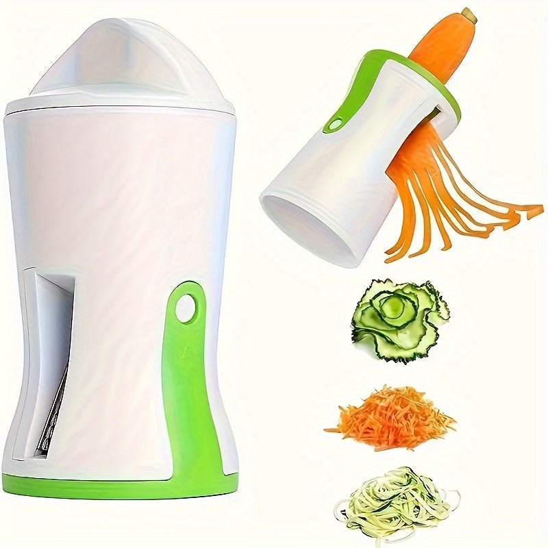 Manual Spiralizer Vegetable Slicer for Zucchini Carrots Cucumbers Kitchen Shredder Tool