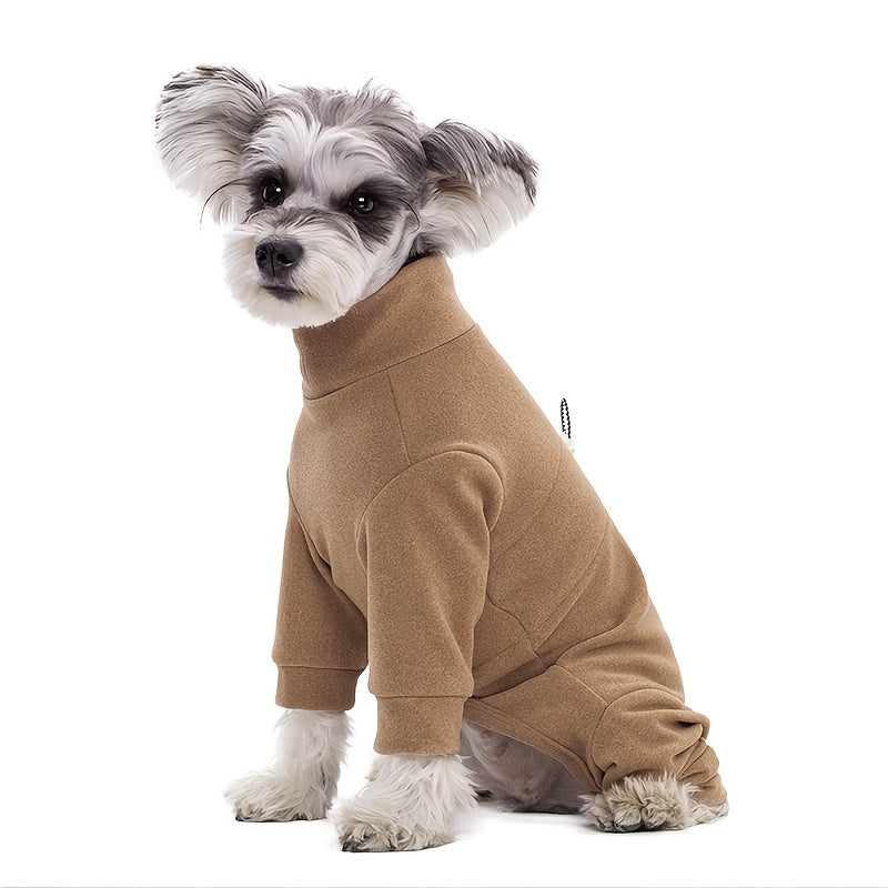 Pet Dog and Cat Jumpsuit Thermal Fleece Adjustable Chest All-Season Small Medium Large