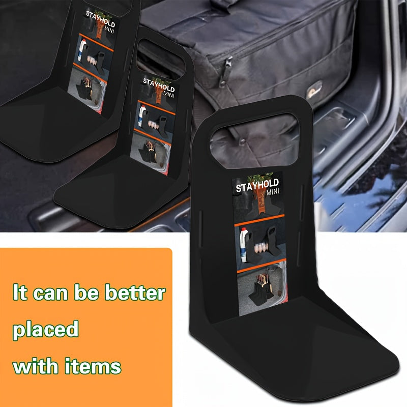 Car Trunk Organizer with Luggage Rack Shockproof Storage Black Grey