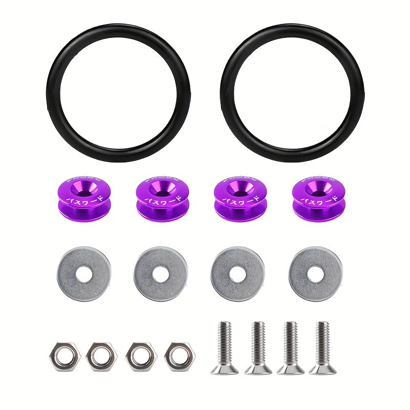 Car Bumper Fastening Buckle Nuts and Screws Reinforced Surrounding Circles