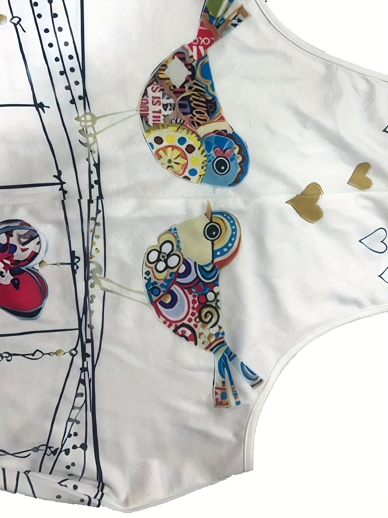 Mono sin mangas de talla grande para mujer con estampado floral, escote en V, casual para verano