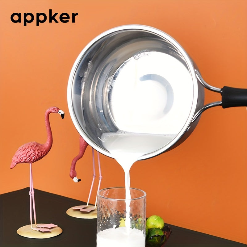 Stainless Steel Soup Pot with Glass Lid and Handle for Induction Cooking