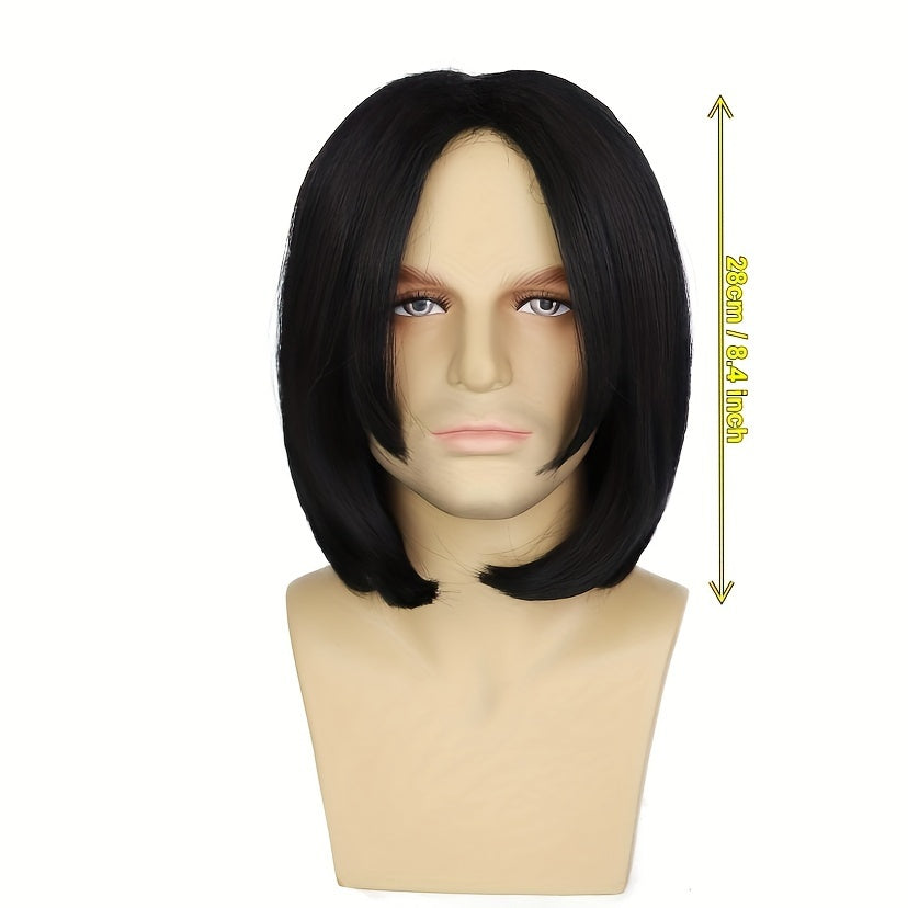 Severus Snape Costume Wig Short Straight Men’s Hair for Adults