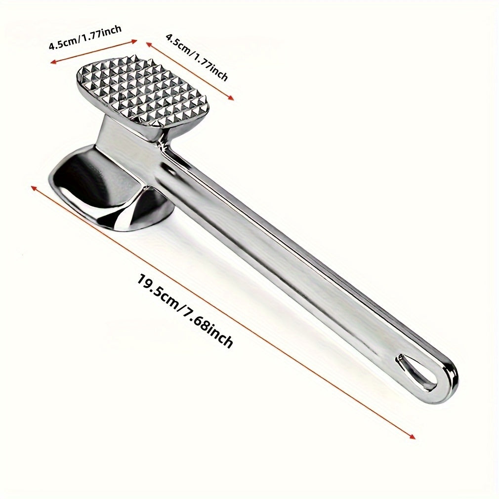 Round Aluminum Alloy Meat Tenderizer Golden Finish for Pine Meat