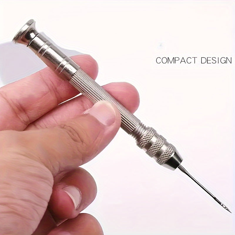 4-5 Piece Aluminum Alloy Awl Set for Leathercraft Shoe Repair and Sewing
