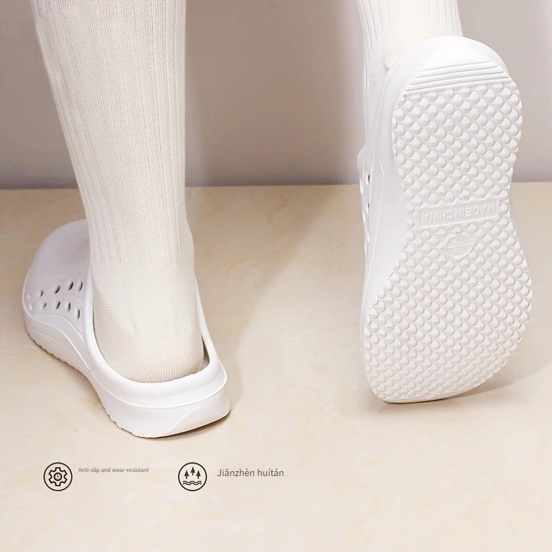 Women's EVA Non-Slip Surgical Work Shoes with Air Holes and Open Toe