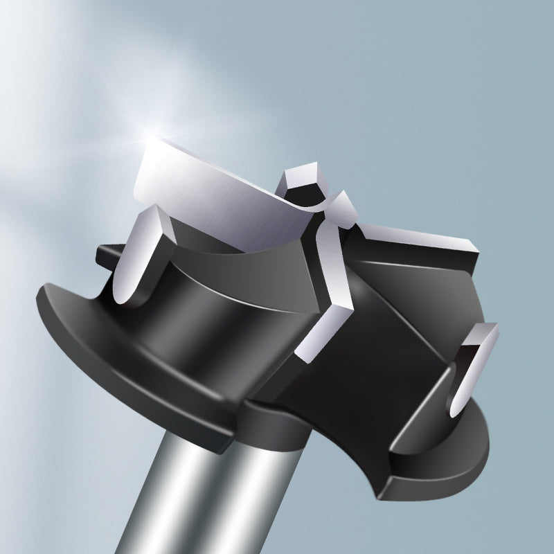 Hinged Hole Punch Tool 35mm Brushed Metal, Woodworking, Door and Cabinet Hardware