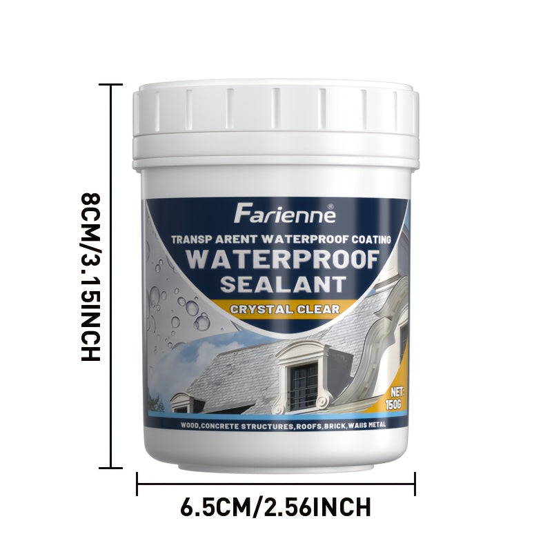 Прозрачный водонепроницаемый герметик 150 г для ремонта протечек внутри и снаружи помещений, быстро сохнет
