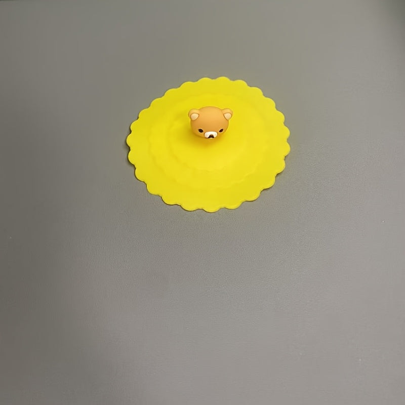 Set of 3 Silicone Cup Covers Leakproof Dustproof BPA-Free for Ceramic, Glass, and Bowl Lids