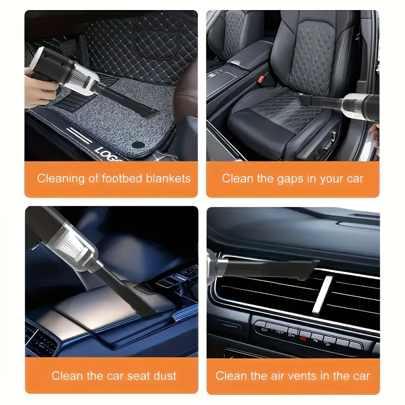 Handheld Car Vacuum Cleaner Portable Corded Strong Suction Compact Dust Ash Debris