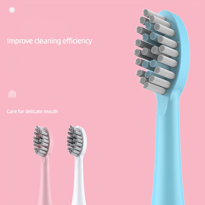 Elektr Sonic Tish tozalash cho'tkasi Portativ Qayta zaryadlanadigan Elektr Tish tozalash cho'tkasi, almashtiriladigan boshlar bilan