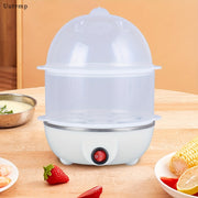 2-in-1 Egg Boiler and Steamer with Auto Power Off