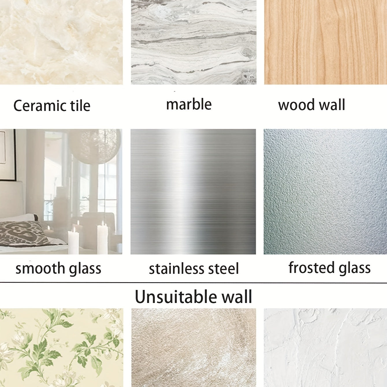 Soporte para maquinillas de afeitar de acero inoxidable para pared, organizador de ganchos sin costuras para baño