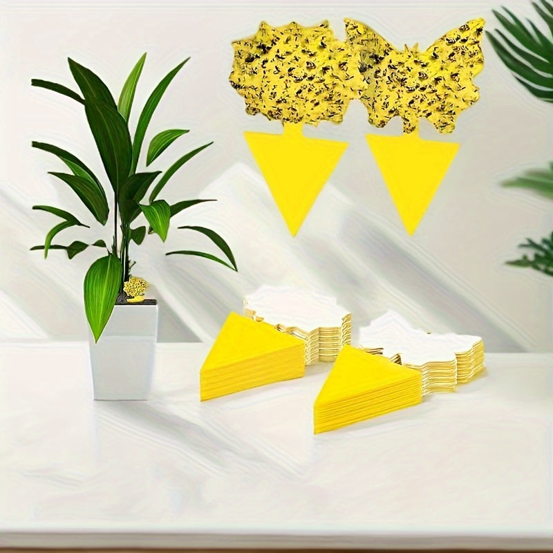 12 Pcs Fruit Fly Sticky Insect Boards Double-Sided Yellow Trap