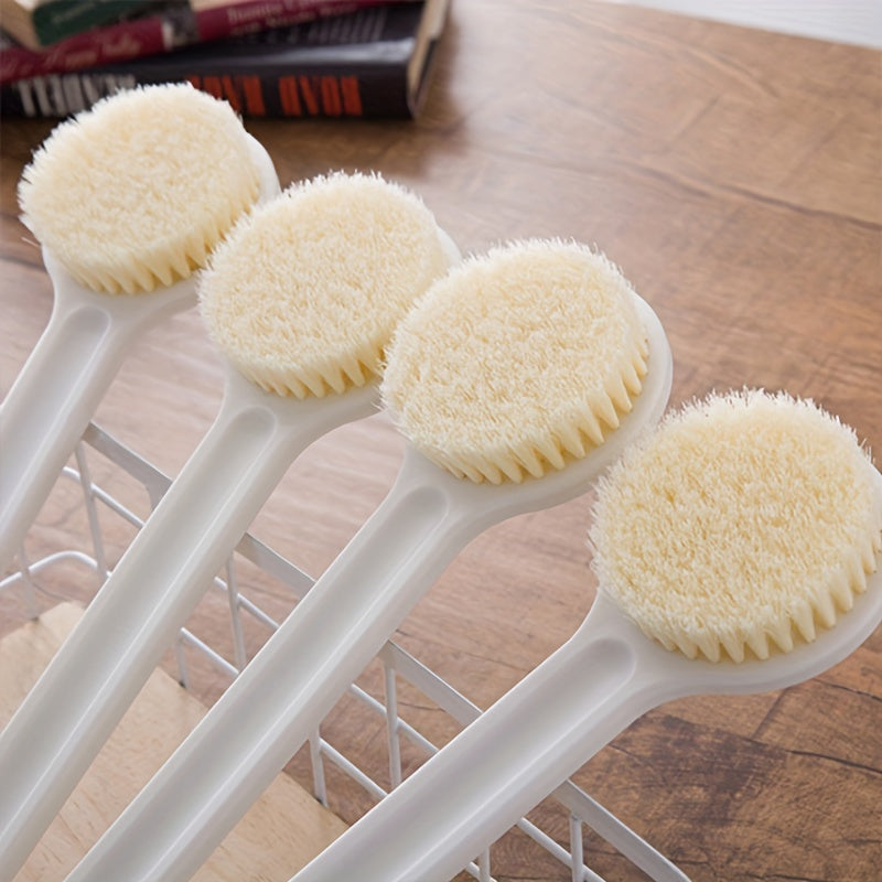 Long Handle Shower Brush Exfoliating Back Scrubber Bath Scraper
