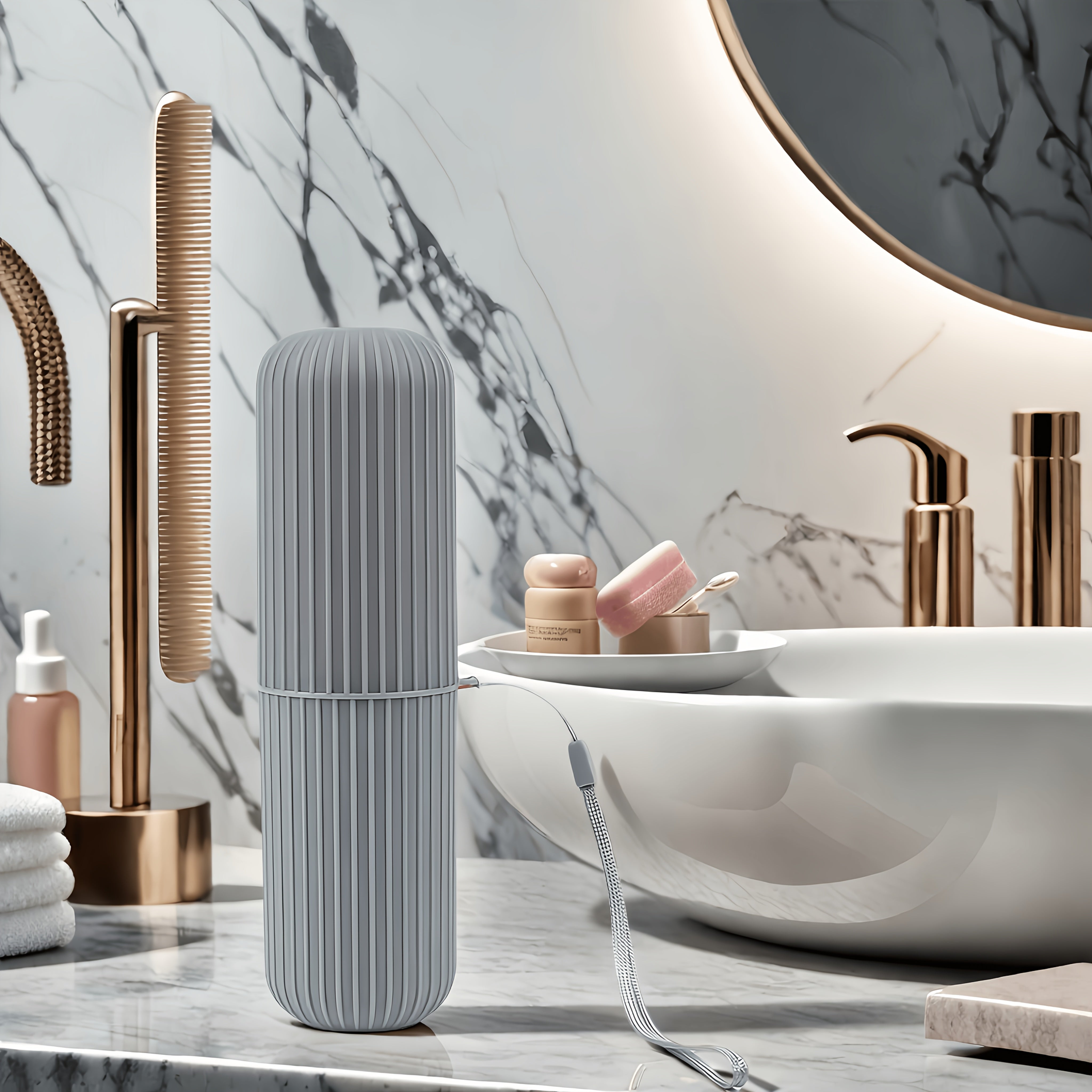 Travel Toothbrush Holder Multi-Color Portable for Travel Camping Kids Adults